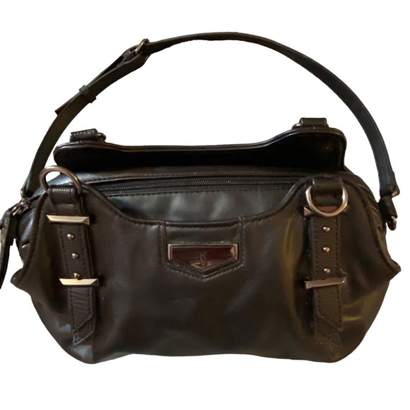 Simply Vera Vera Wang "Buena Satchel" Crossbody Purse Black Never Used **READ** - Picture 9 of 13